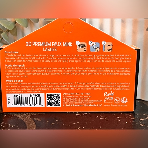 RUDE x Peanuts Faux Mink Lashes - Picture 2 of 2